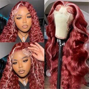 Long Wavy Wig for Women 26 Inch Middle Part Curly Wavy Wig Natural Looking